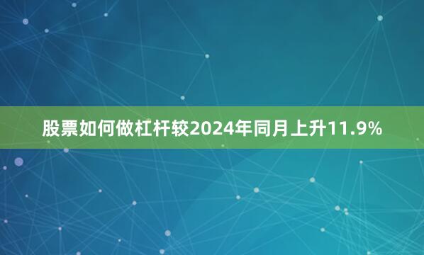 股票如何做杠杆较2024年同月上升11.9%
